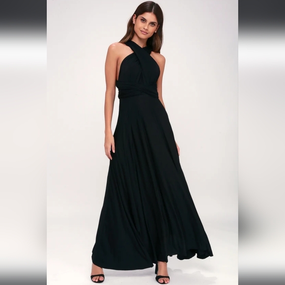 Lulus Dresses & Skirts - Lulus Tricks of the Trade Black Maxi Dress - size S